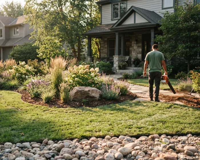 Landscape Design by Family Step by Step Lawn Care