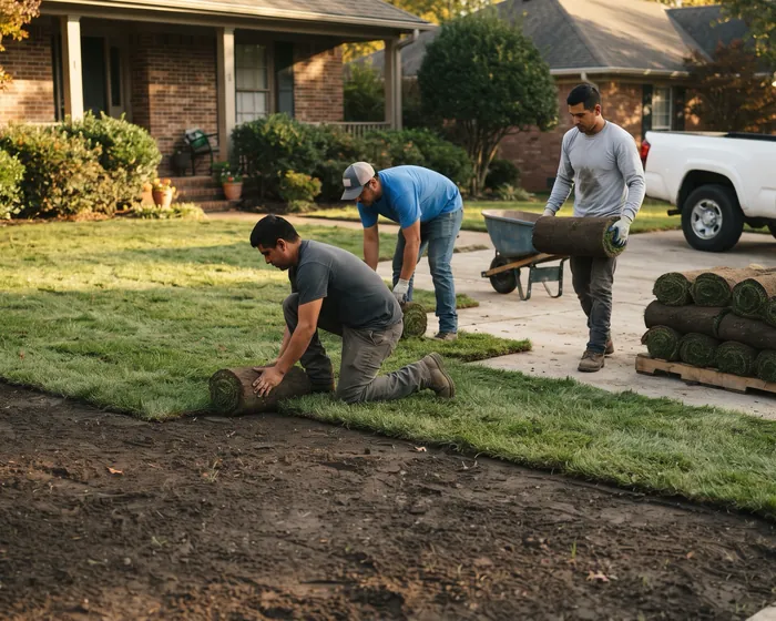Sod and Planting by Family Step by Step Lawn Care